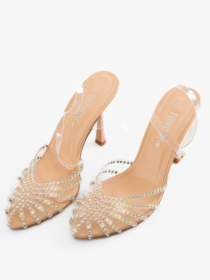 Scarpe da donna Beige Myndre - Img 5