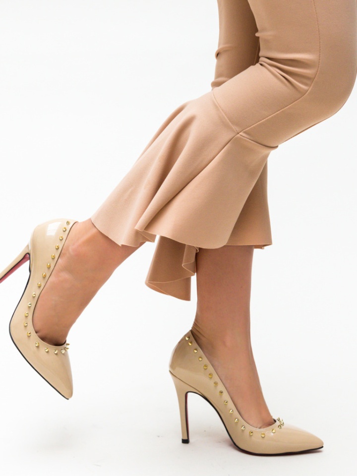 Scarpe da donna Beige Nicor - Img 3