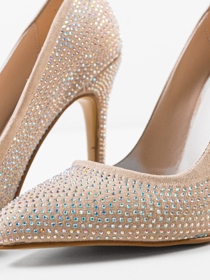 Scarpe da donna Beige Pukan - Img 16