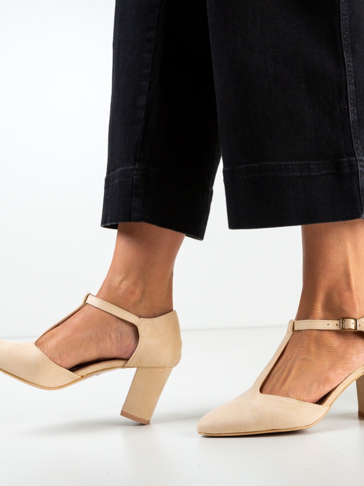 Scarpe da donna Beige Serio - Img 3