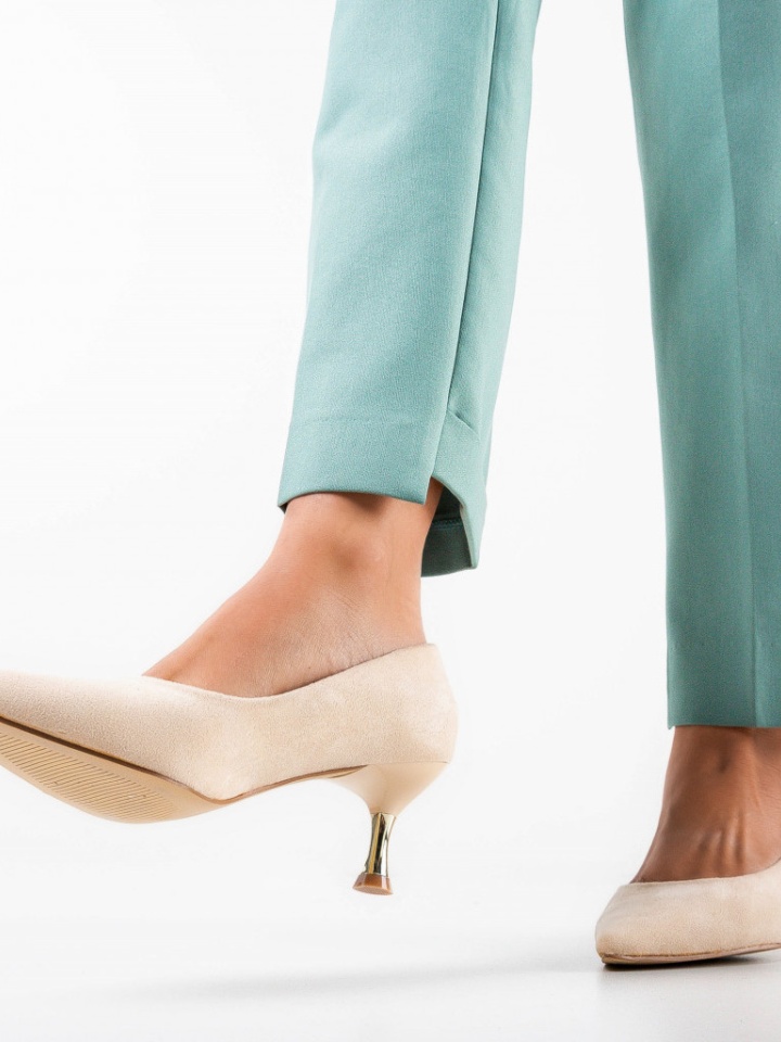 Scarpe da donna Beige Trois - Img 3
