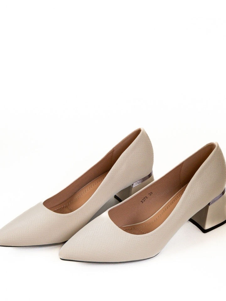 Scarpe da donna Beige Vodal - Img 7