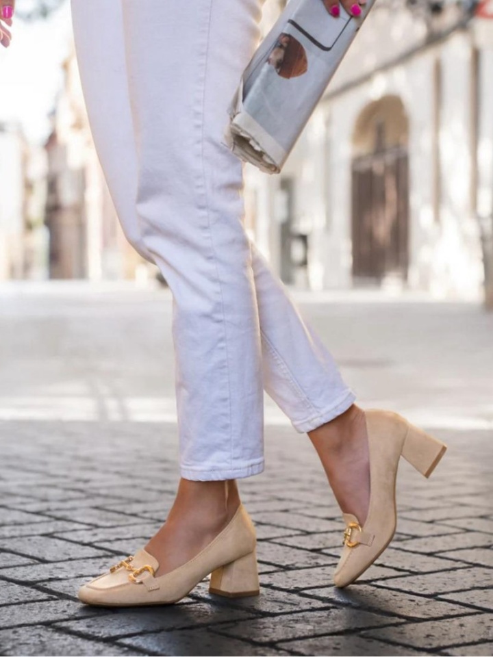 Scarpe da donna Beige Wylam - Img 1