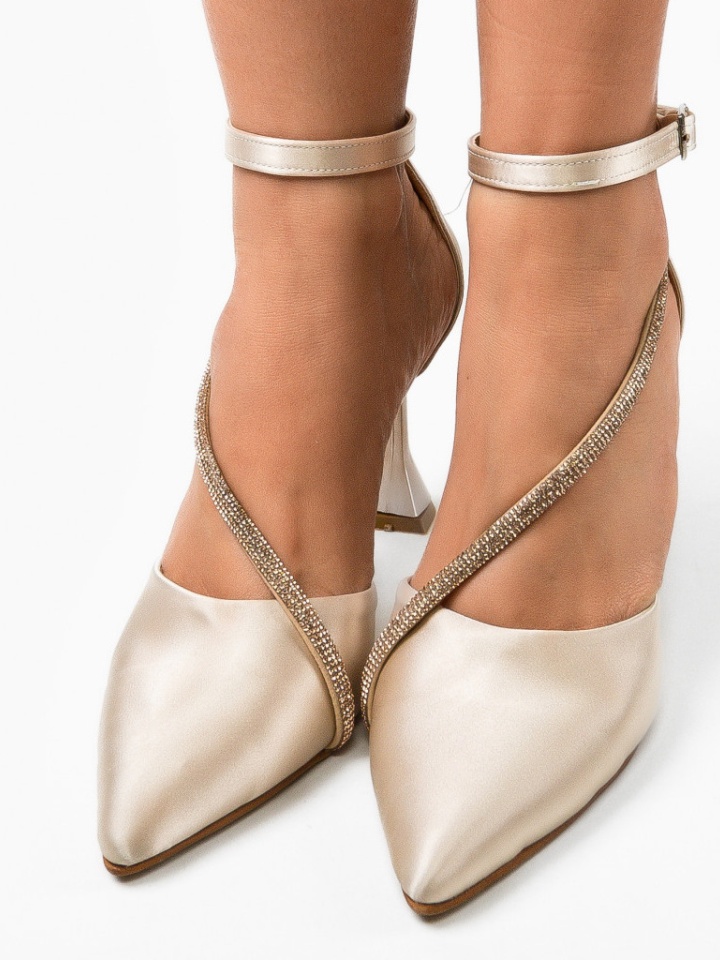Scarpe da donna Beige Yaci - Img 1