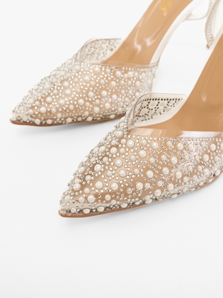 Scarpe da donna Bianche Beto - Img 6