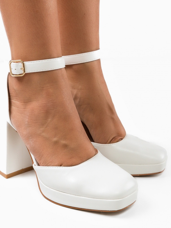 Scarpe da donna Bianche Flynn - Img 4