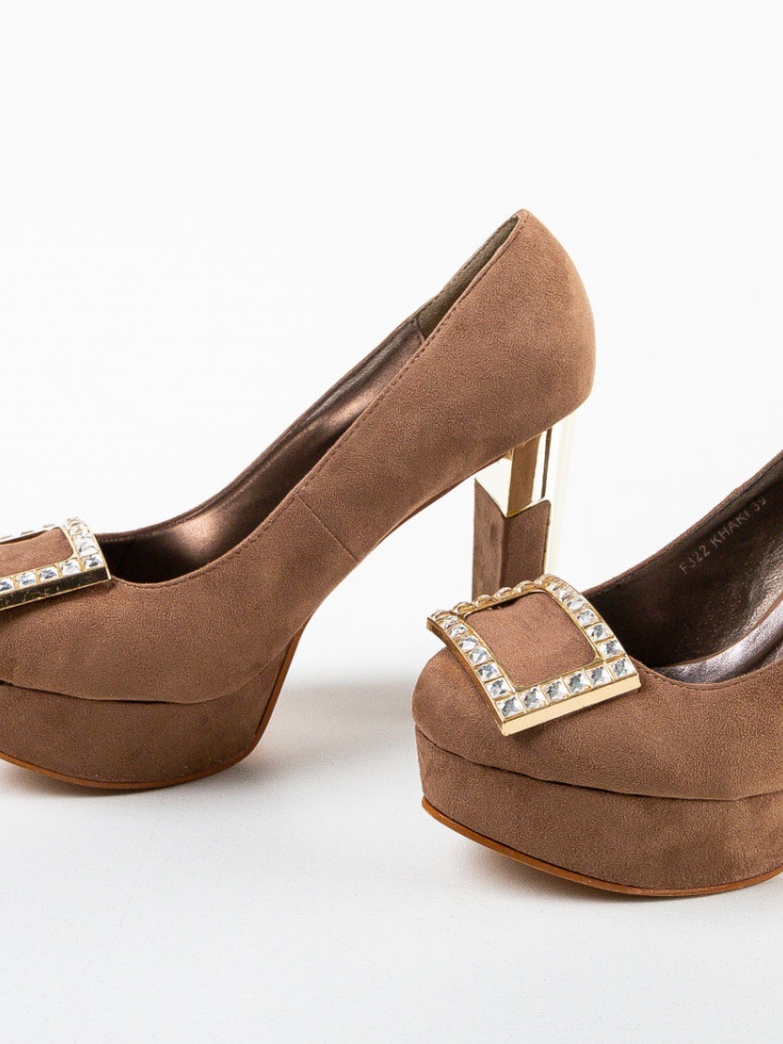 Scarpe da donna Khaki Ebonie - Img 6