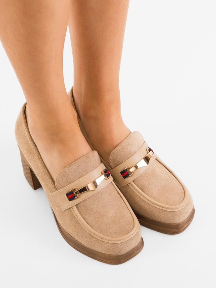 Scarpe da donna Khaki Tamlan - Img 1