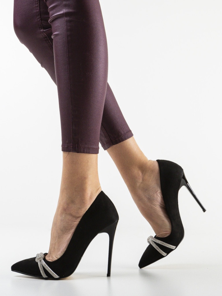 Scarpe da donna Nere Casette - Img 3