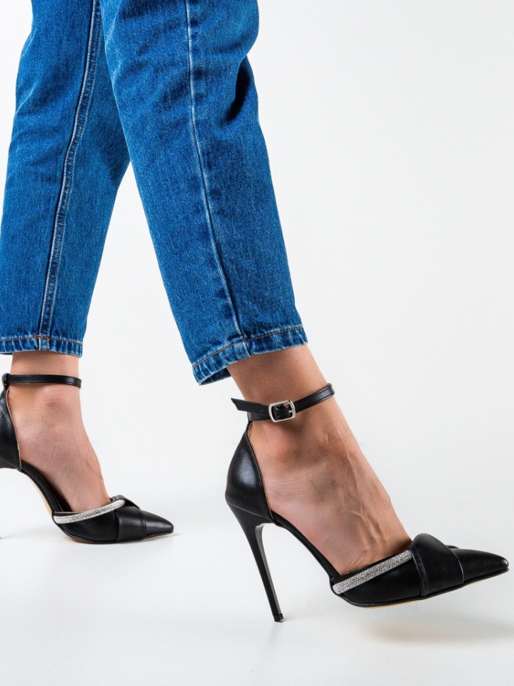 Scarpe da donna Nere Urahag 2 - Img 2