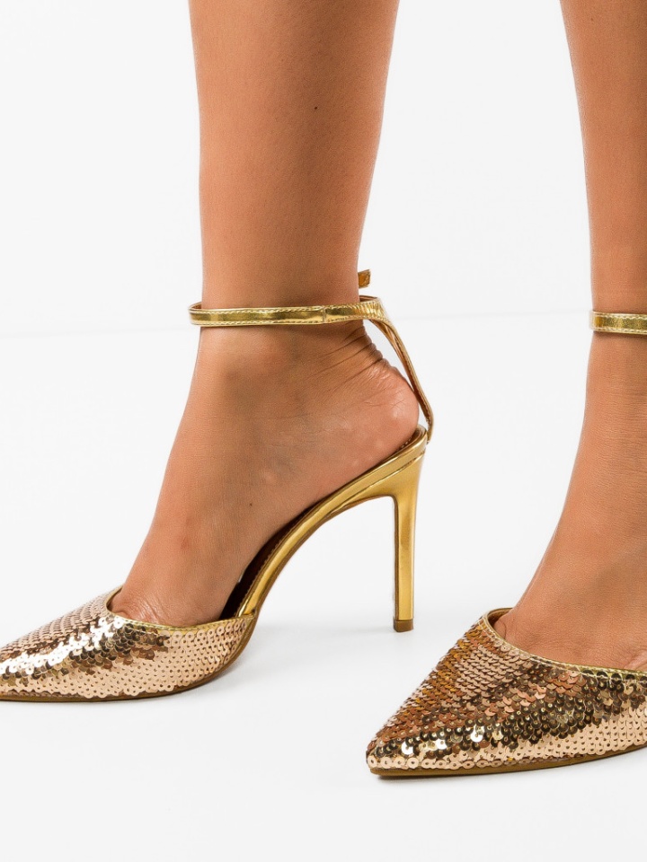Scarpe da donna Oro Zhelimi - Img 3