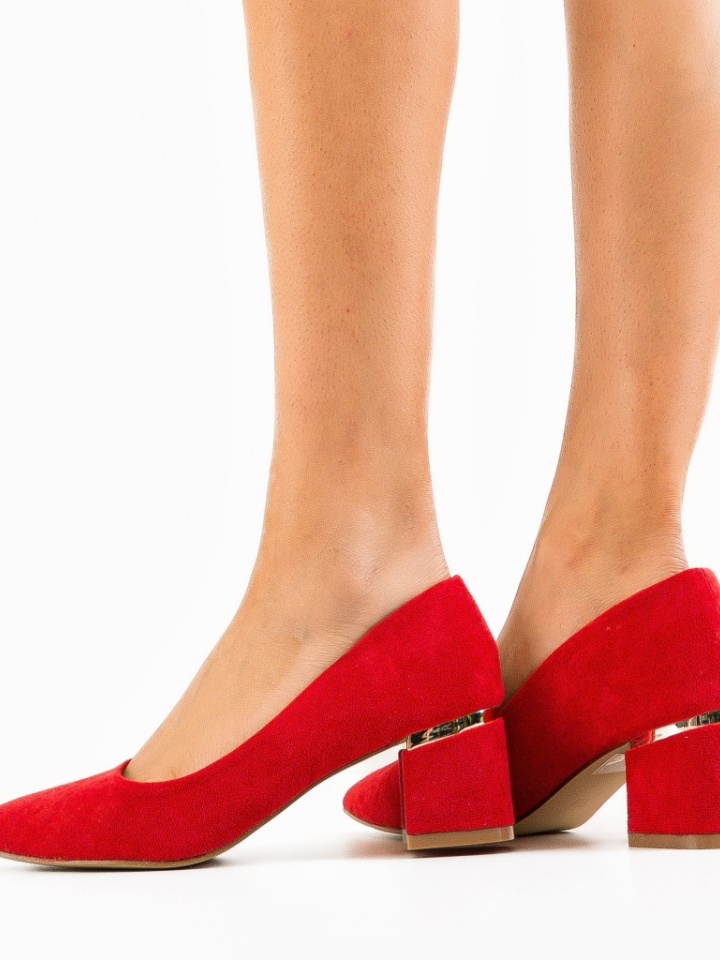Scarpe da donna Rosse Hazmelo - Img 2