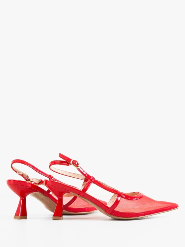 Scarpe da donna Rosse Laure - Img 4