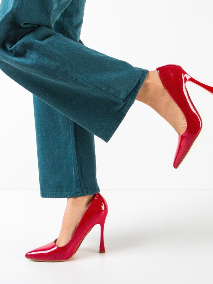 Scarpe da donna Rosse Lindo - Img 2