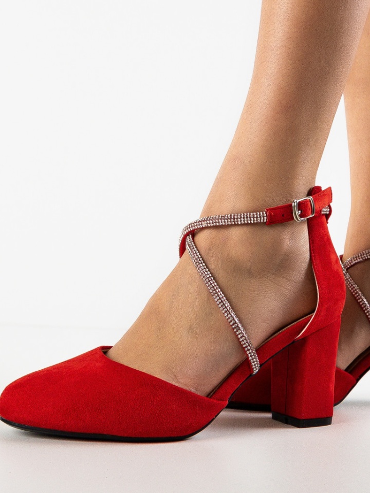 Scarpe da donna Rosse Santos - Img 3