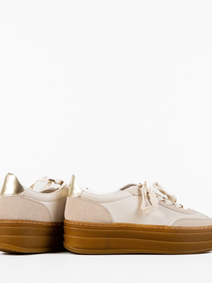 Scarpe sportive Beige Jaswin - Img 4