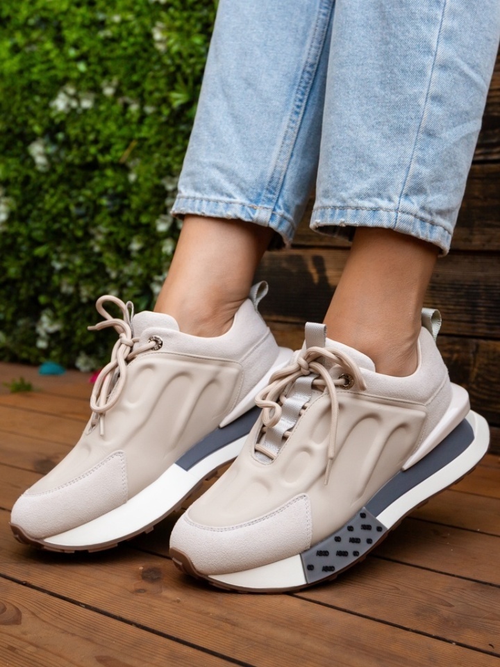 Scarpe sportive Beige Kajmer - Img 1