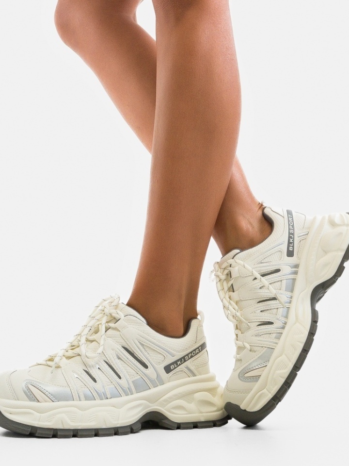 Scarpe sportive Beige Lackje - Img 3