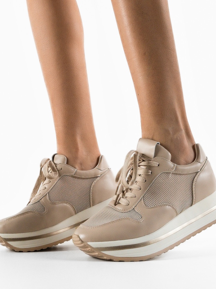 Scarpe sportive Beige Rakhi - Img 3