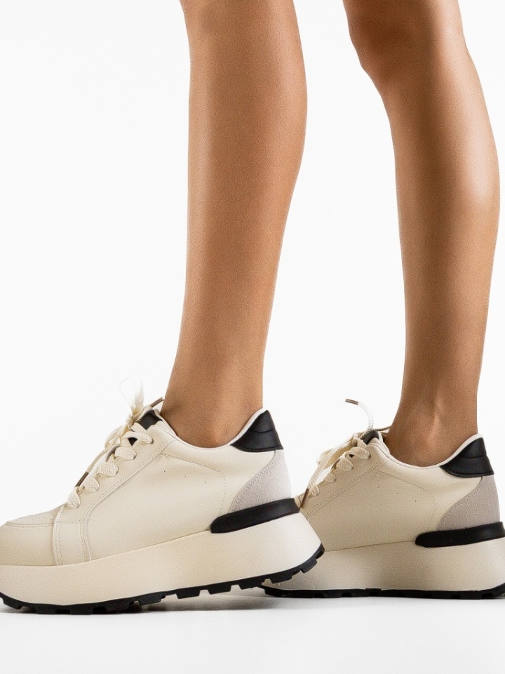 Scarpe sportive Beige Reqa - Img 2