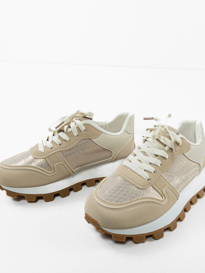 Scarpe sportive Beige Riya - Img 4