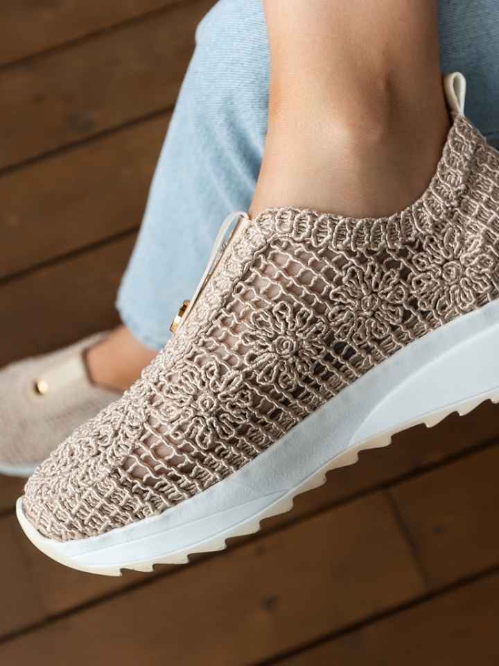 Scarpe sportive Beige Selima - Img 8