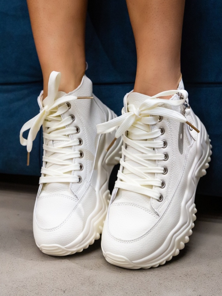 Scarpe sportive Beige Yevro - Img 4