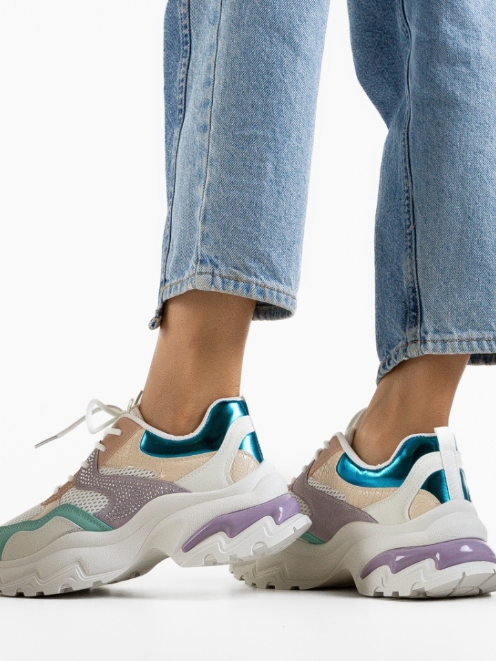 Scarpe sportive Multicolori Leonarda - Img 2