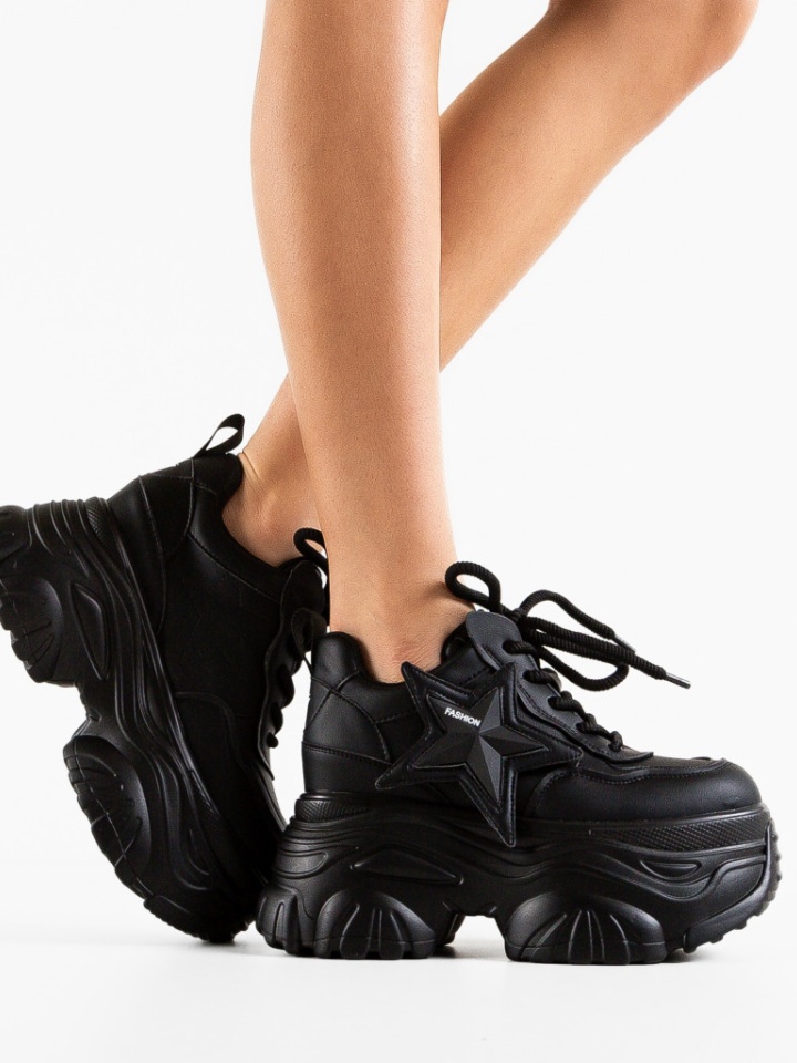Scarpe sportive Nere Ezhil - Img 2