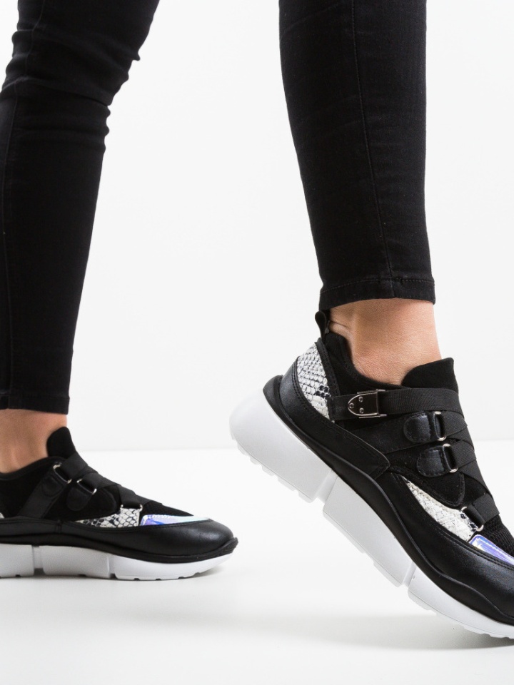 Scarpe sportive Nere Jacobas - Img 3