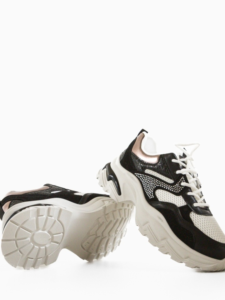 Scarpe sportive Nere Leonarda - Img 7