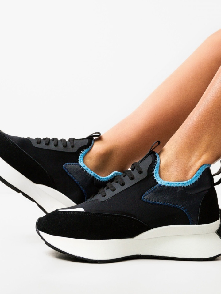 Scarpe sportive Nere Londan - Img 1