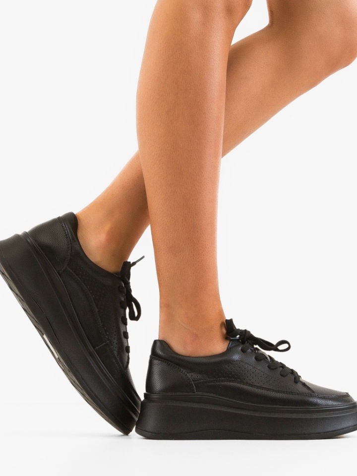 Scarpe sportive Nere Ronda - Img 2