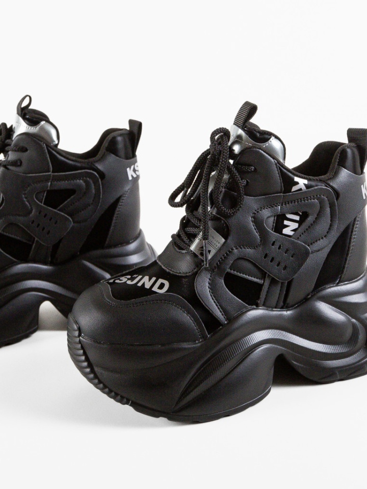 Scarpe sportive Nere Stacee - Img 8