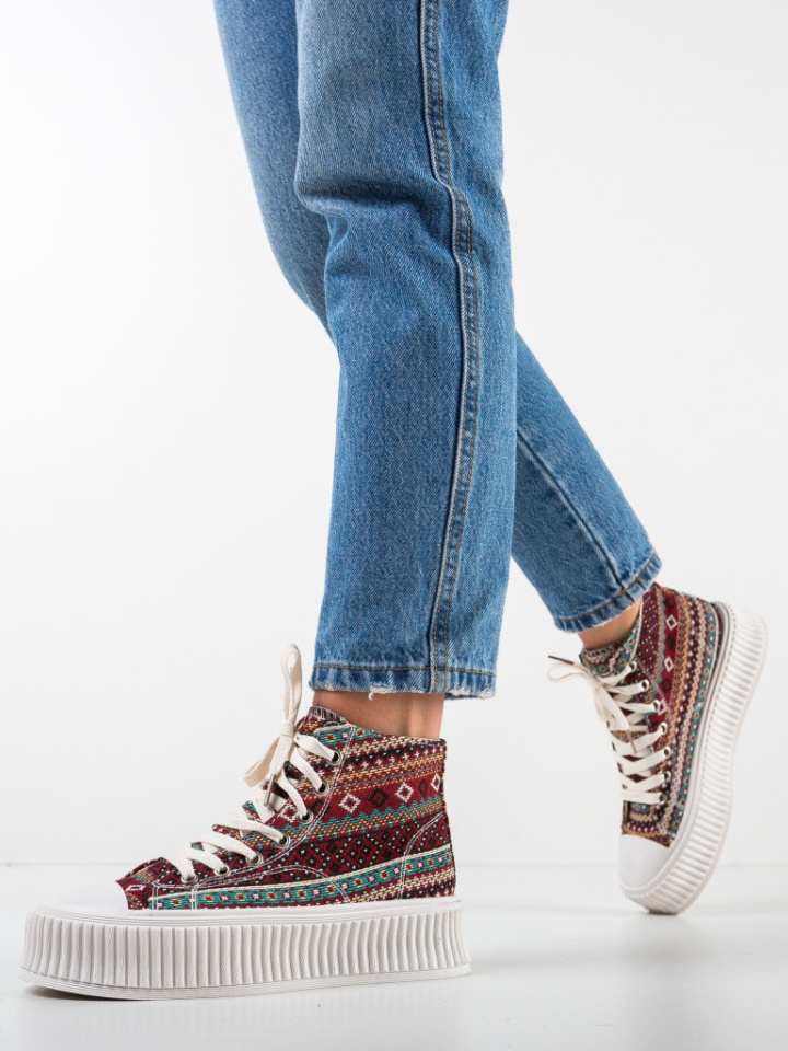 Scarpe sportive Rosse Borat - Img 1