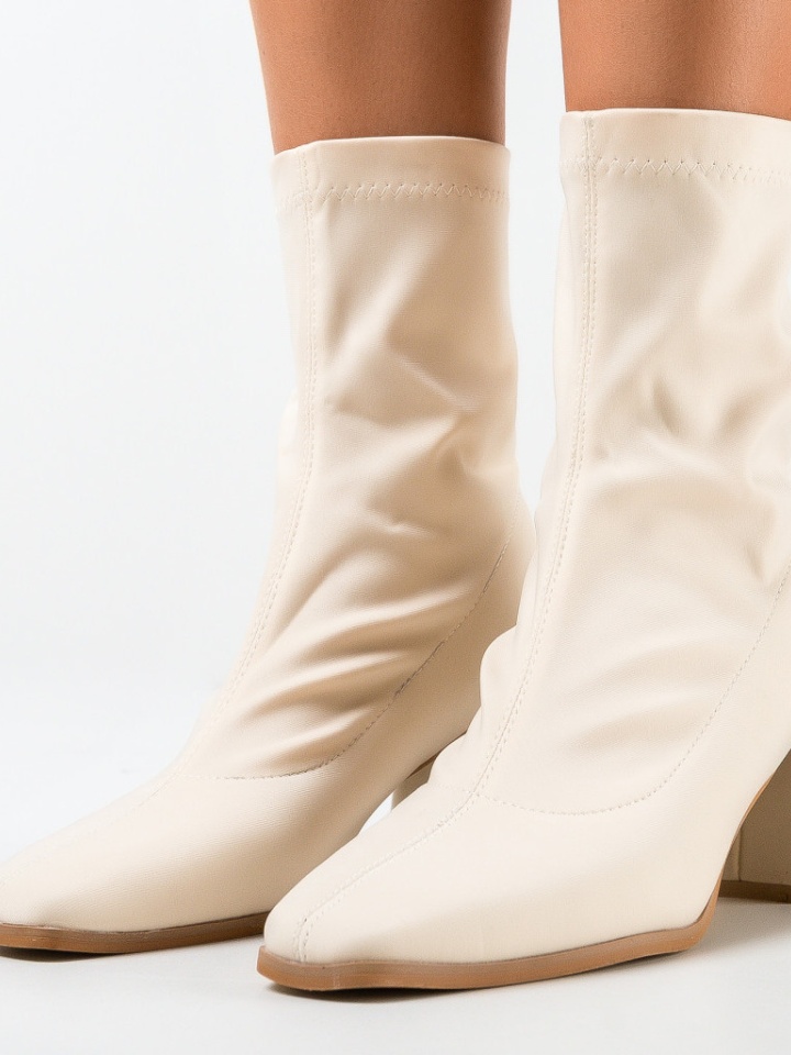 Stivali bassi Beige Habibah - Img 10