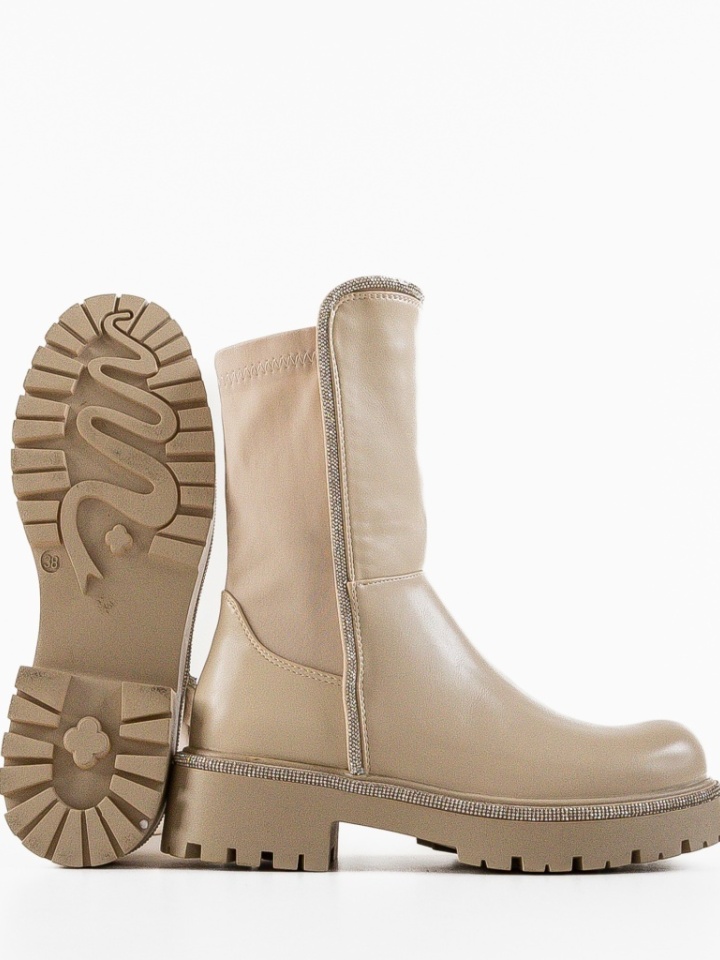 Tronchetti da donna Beige Haroo - Img 6