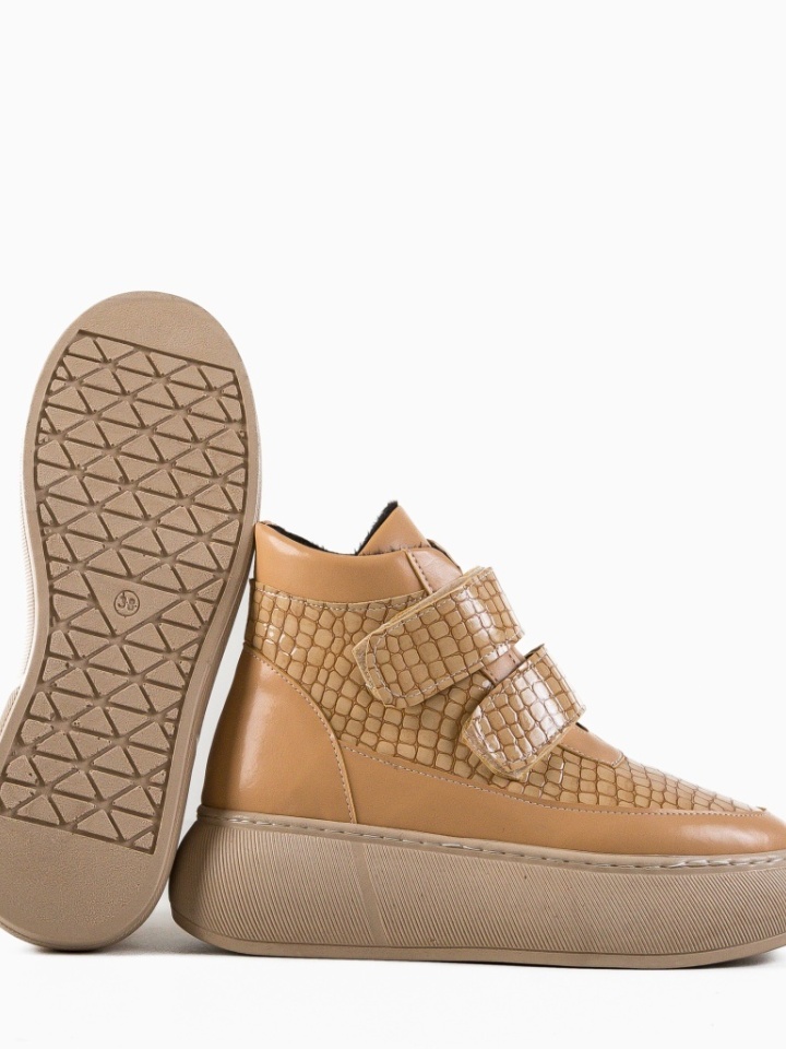 Tronchetti da donna Beige Hrago - Img 6