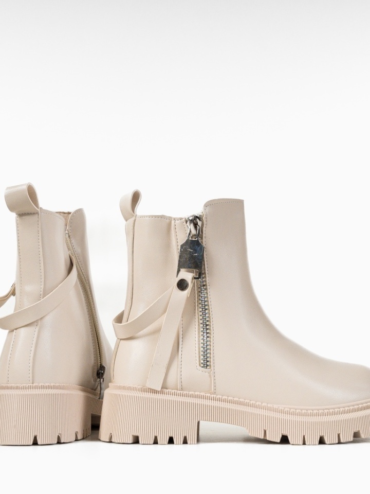 Tronchetti da donna Beige Kalyner - Img 6