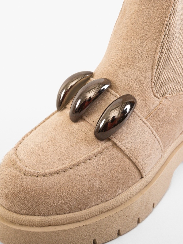 Tronchetti da donna Beige Krenzza - Img 6
