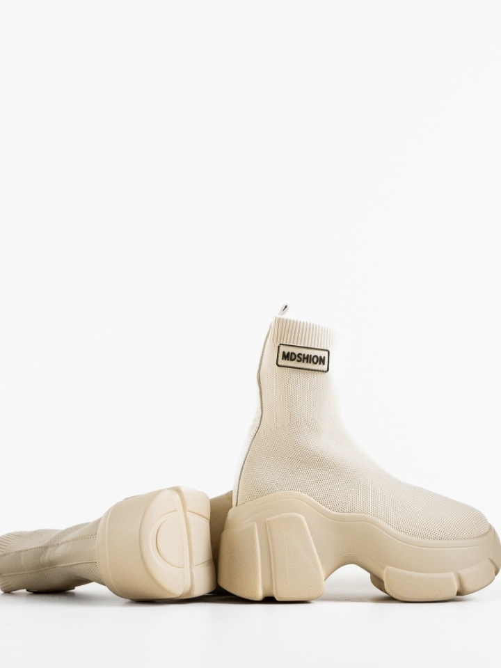 Tronchetti da donna Beige Modyta - Img 4
