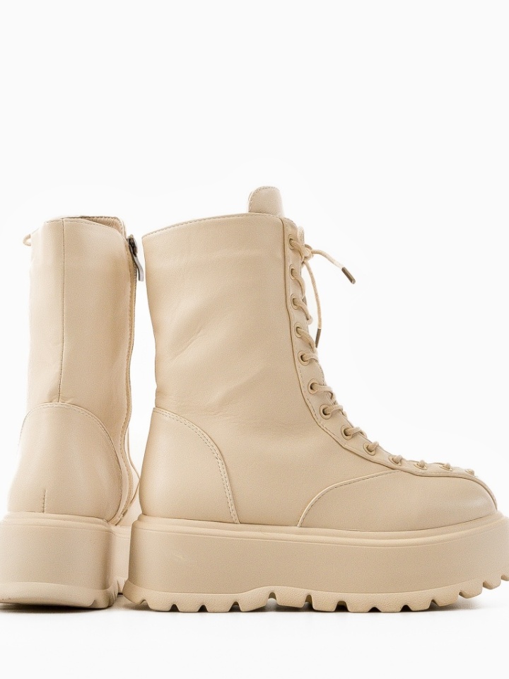 Tronchetti da donna Beige Pekiot - Img 7
