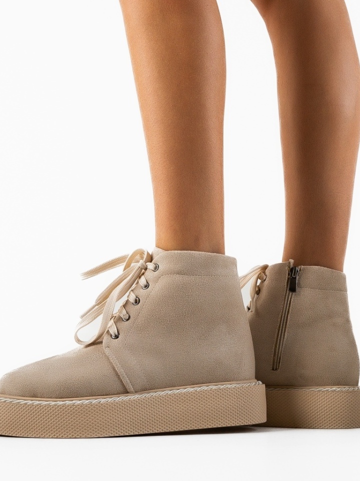 Tronchetti da donna Beige Rikon 3 - Img 2