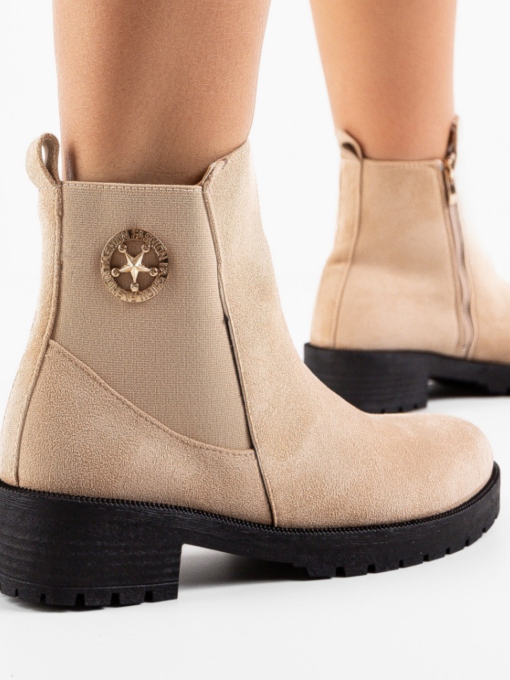 Tronchetti da donna Beige Stefa - Img 1