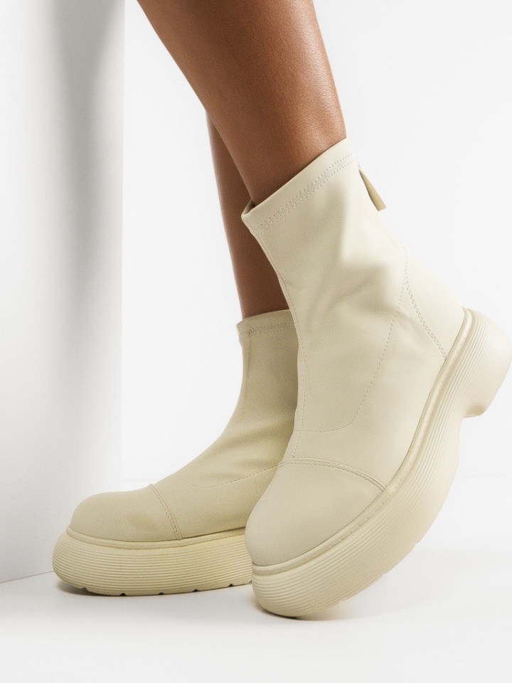 Tronchetti da donna Beige Vyvyanko - Img 2
