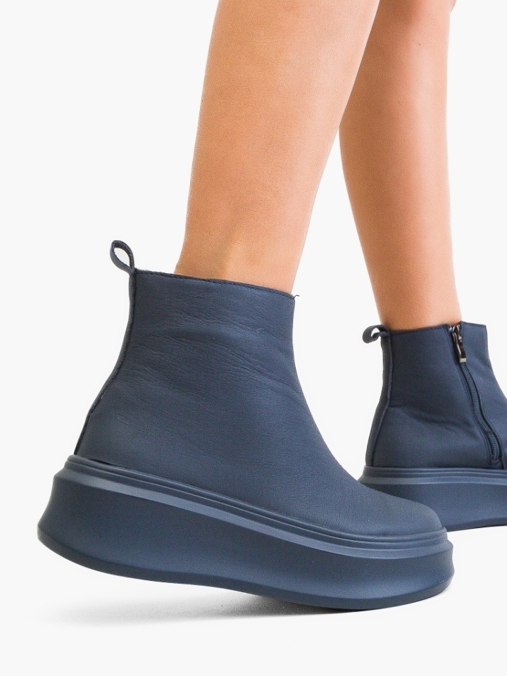 Tronchetti da donna Blu navy Carrillo - Img 3