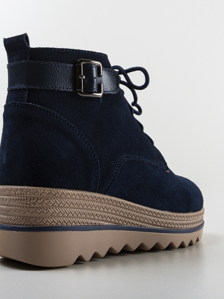 Tronchetti da donna Blu navy Kniz - Img 8