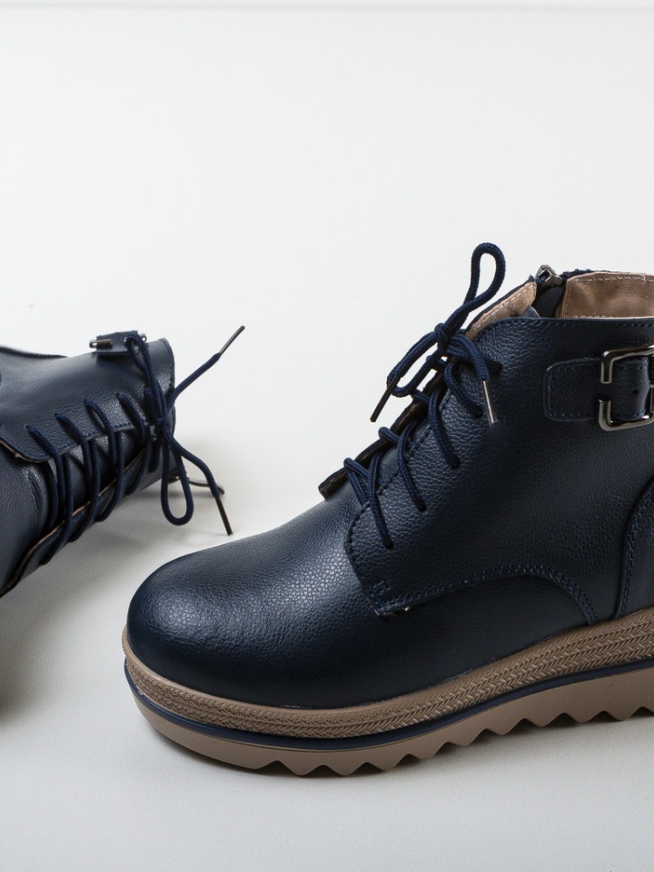 Tronchetti da donna Blu navy Solders - Img 7