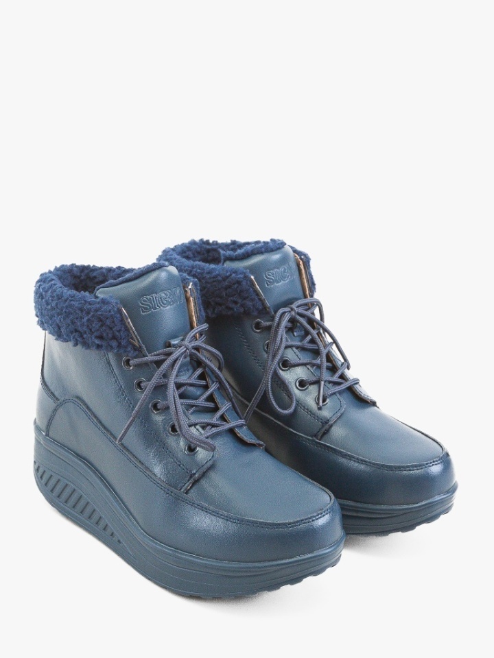 Tronchetti da donna Blu navy Ware - Img 5