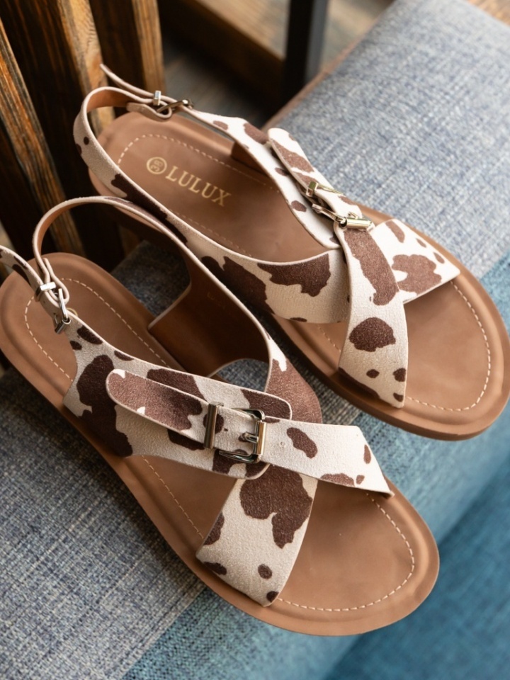 Sandali Animal Print Cowoy